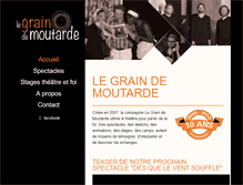 Tablet Screenshot of graindemoutarde.ch